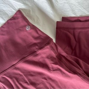 Lululemon Pink/Mauve Align 7/8 Leggings
